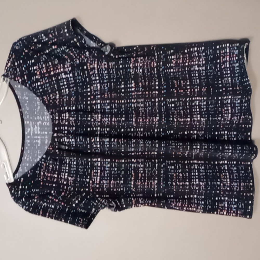 Worthington Petite Black w Bright Colored Flecks Size PXL